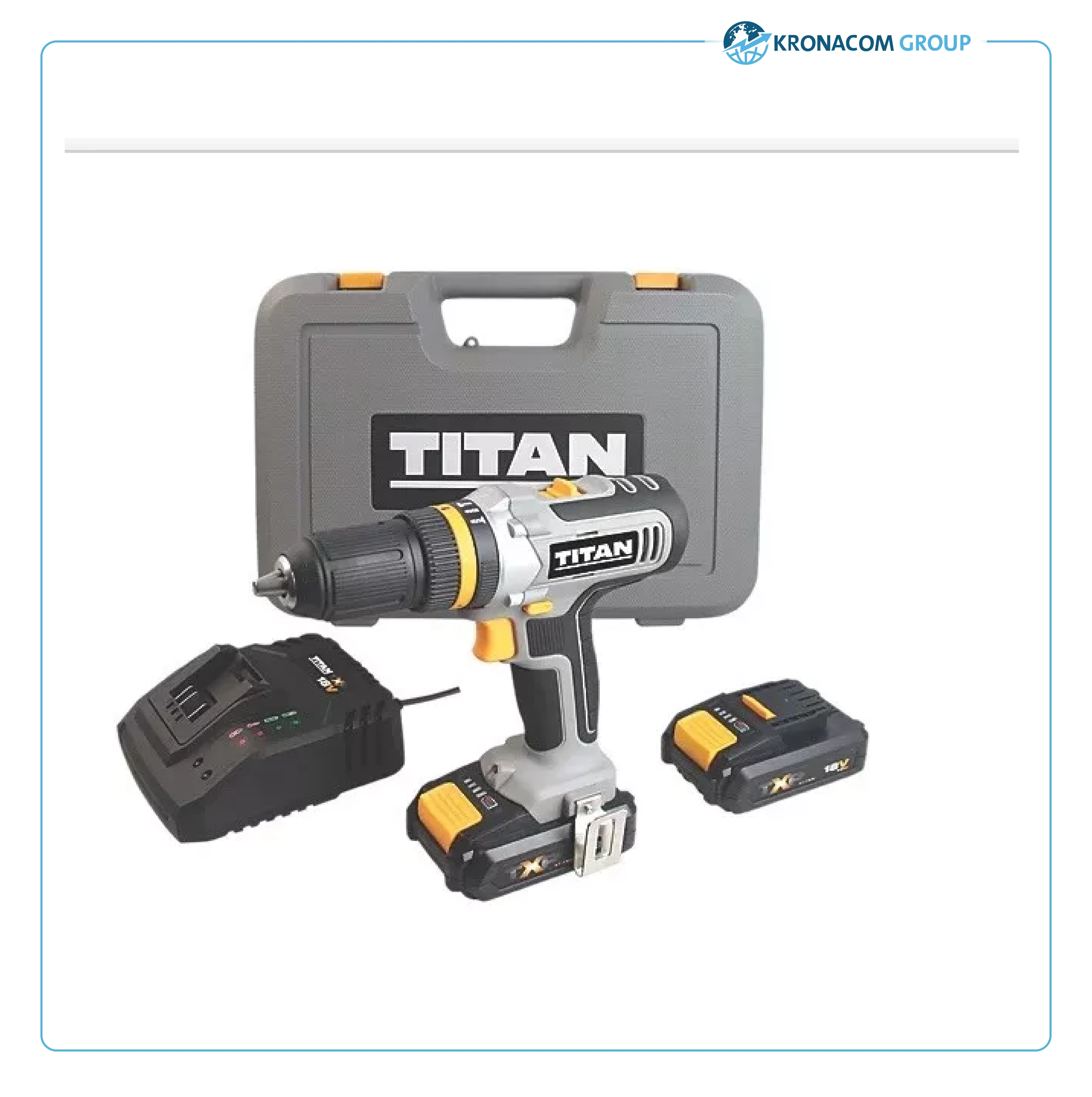 Perceuse visseuse sans fil Titan TTI886DRS 18V